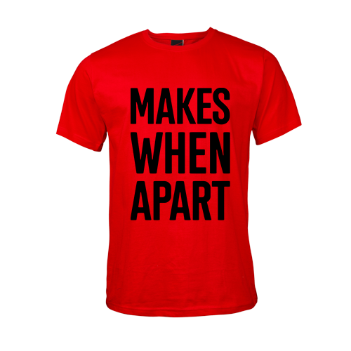 Makes when apart