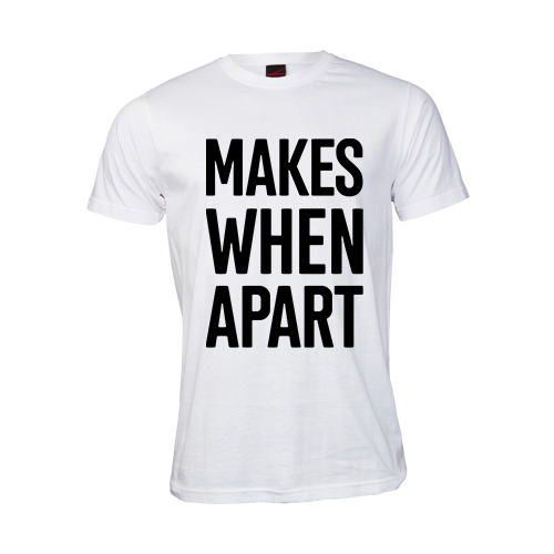 Makes when apart