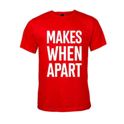 Makes when apart