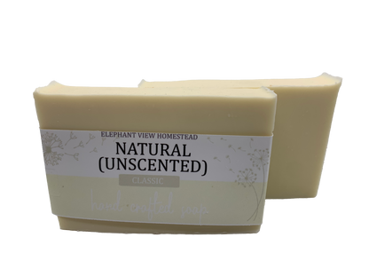 Natural - Unscented (Classic) Handmade soap