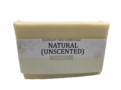 Natural - Unscented (Classic) Handmade soap