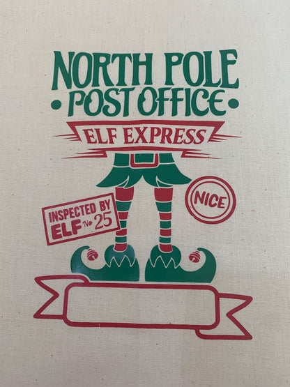 Santa Sacks - North Pole Post Office Elf Express