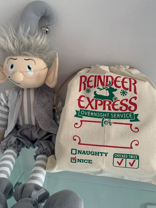 Santa Sacks - Reindeer Express Overnight Service