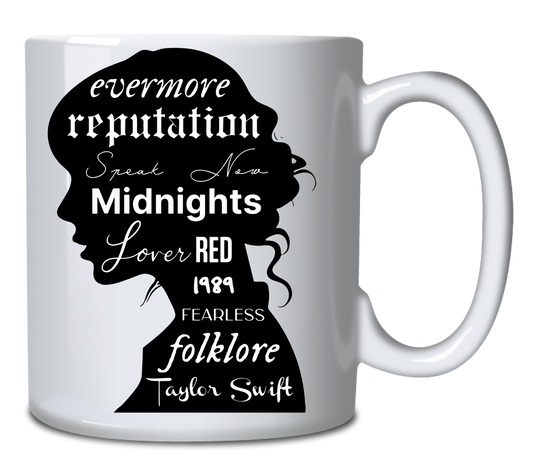 Taylor Swift Album Name Silhouette