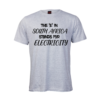 The e in South Africa stands for electricity