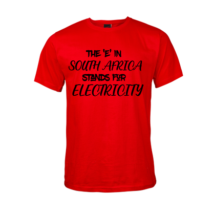 The e in South Africa stands for electricity