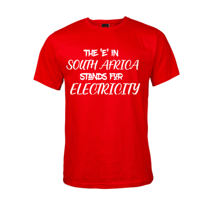 The e in South Africa stands for electricity
