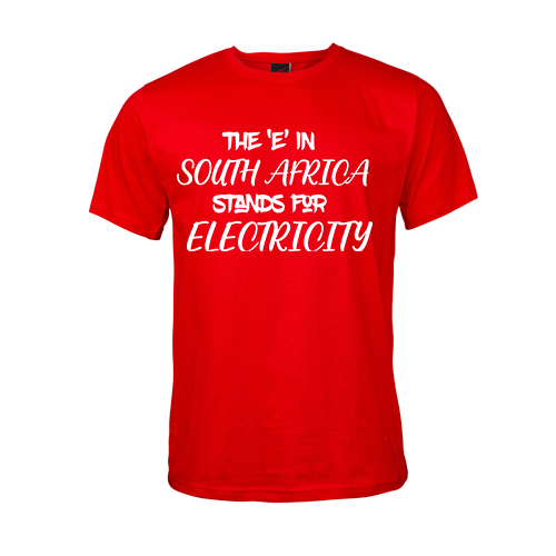 The e in South Africa stands for electricity