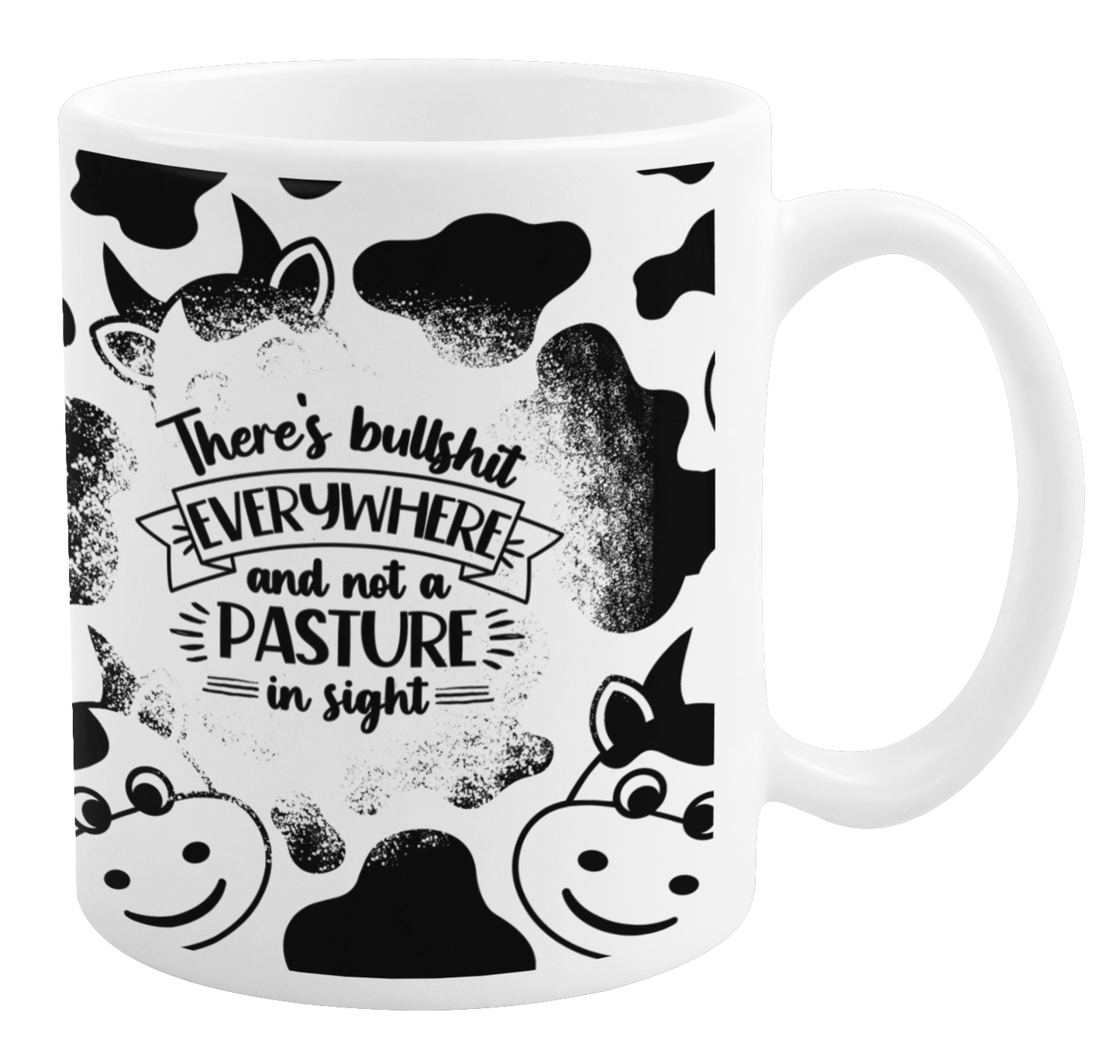 There's bullshit everywhere and not a pasture in sight