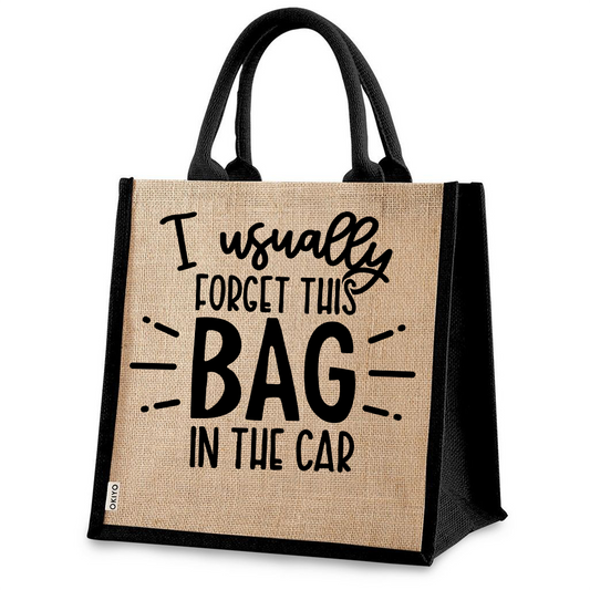 Jute Bag - I usually forget this bag in the car