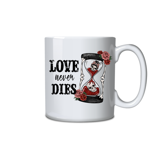 Love never dies hourglass Skeleton